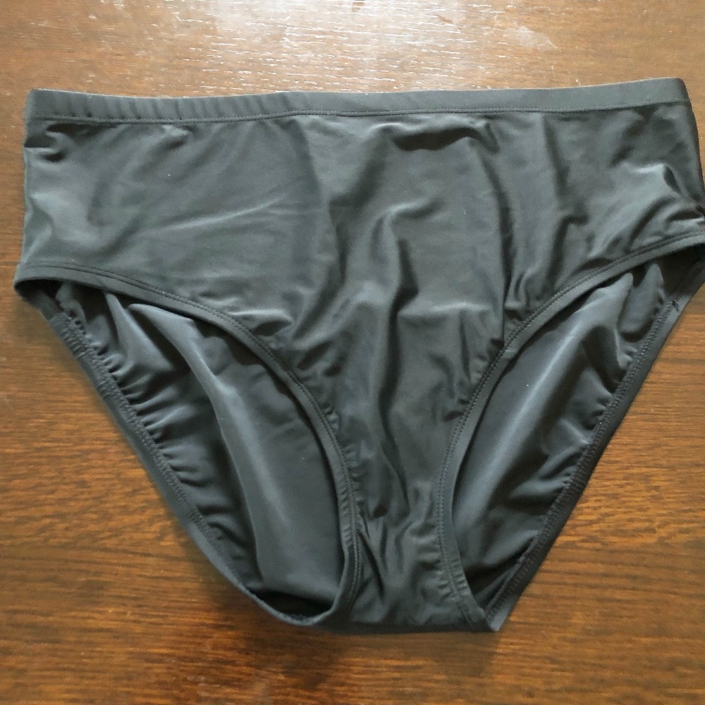 NWOT Black Bathing Suit Bottoms Size:16